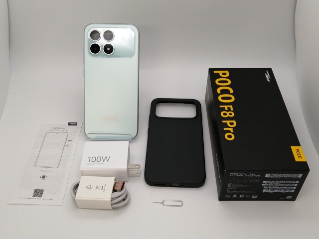 中古】Xiaomi 国内版 【SIMフリー】 POCO F8 Pro ブルー 12GB 256GB 