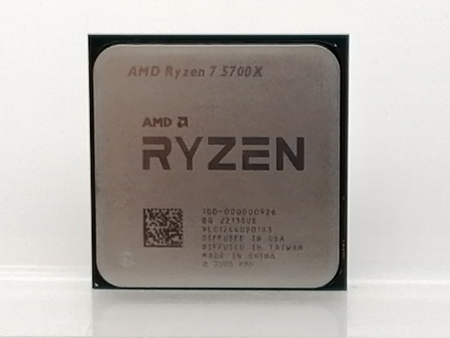 中古】AMD Ryzen 7 5700X (3.4GHz/TC:4.6GHz) bulk AM4/8C/16T/L3 32MB/