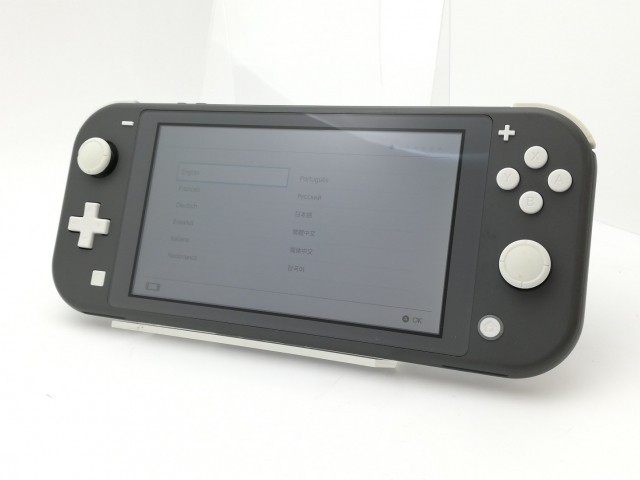 未使用】Nintendo Switch Lite 本体 グレー HDH-S-GAZAA【なんば