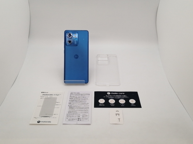 【中古】MOTOROLA 国内版 【SIMフリー】 motorola edge 40 ルナブルー 8GB 256GB PAY50002JP【三宮センター】保証期間１ヶ月【ランクB】