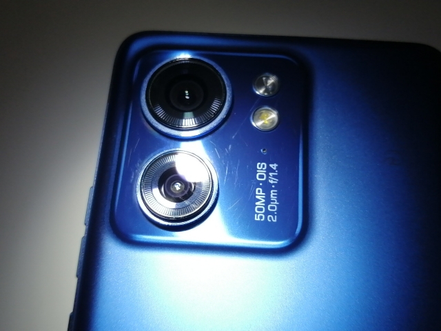 【中古】MOTOROLA 国内版 【SIMフリー】 motorola edge 40 ルナブルー 8GB 256GB PAY50002JP【三宮センター】保証期間１ヶ月【ランクB】