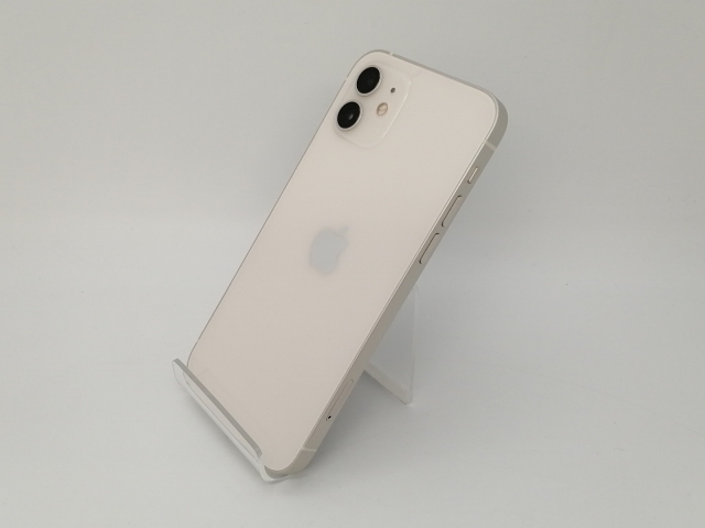 【中古】Apple au 【SIMロック解除済み】 iPhone 12 128GB ホワイト MGHV3J/A【三宮センター】保証期間１週間【ランクC】