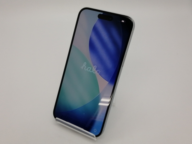 【中古】Apple 国内版 【SIMフリー】 iPhone 15 Plus 128GB ブルー MU0D3J/A【大阪堂島】保証期間１ヶ月【ランクA】