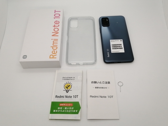 中古】Xiaomi SoftBank 【SIMフリー】 Redmi Note 10T アジュール