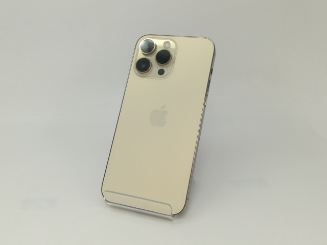 【中古】Apple 国内版 【SIMフリー】 iPhone 14 Pro Max 128GB ゴールド MQ983J/A【三宮センター】保証期間１ヶ月【ランクA】