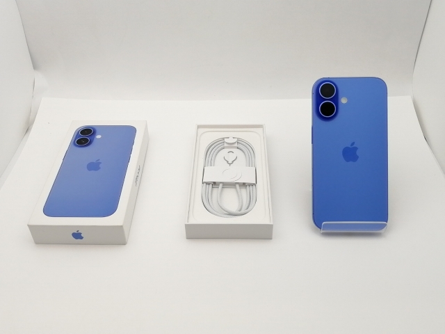 Apple iPhone 16ウルトラマリン128GB SIMロックなし Apple iPhone 16ウルトラマリン128GB SIMロックなし Apple iPhone 16