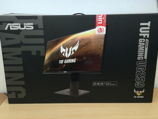 中古】ASUS TUF Gaming VG259QR [24.5インチ/1920x1080/IPS/非光沢/DP