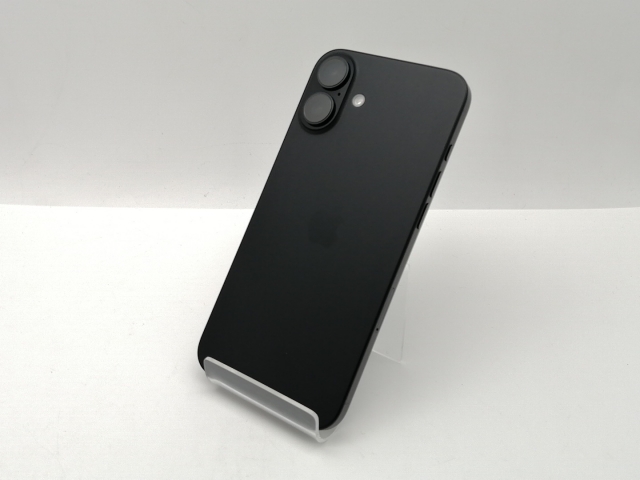【中古】Apple 国内版 【SIMフリー】 iPhone 16 Plus 128GB ブラック MXVA3J/A【大阪堂島】保証期間１ヶ月【ランクB】