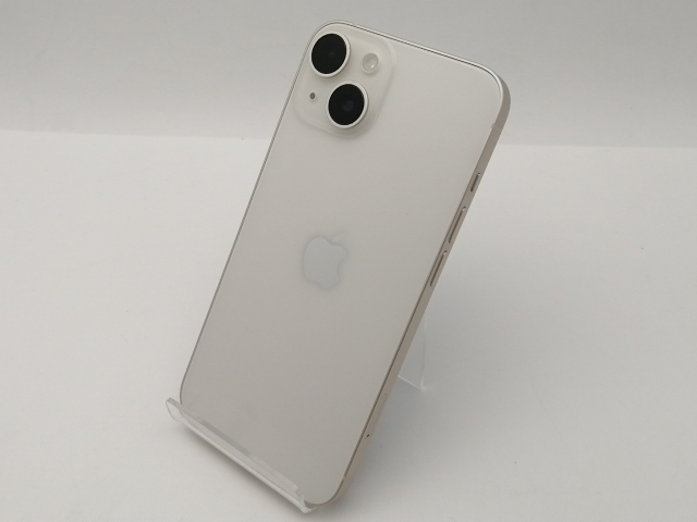 【中古】Apple SoftBank 【SIMフリー】 iPhone 14 128GB スターライト MPUQ3J/A【三宮センター】保証期間１ヶ月【ランクA】