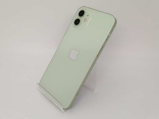 【中古】Apple au 【SIMロック解除済み】 iPhone 12 64GB グリーン MGHT3J/A【三宮センター】保証期間１ヶ月【ランクB】