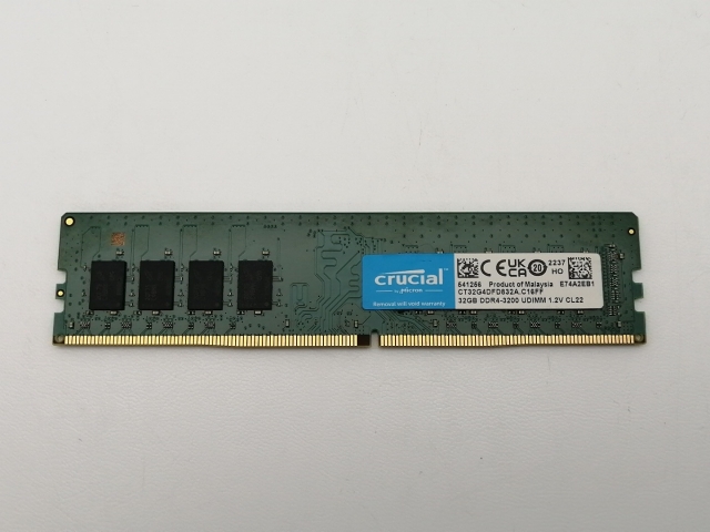 【中古】DDR4 32GB PC4-25600(DDR4-3200)【デスクトップPC用】 【三宮センター】保証期間１週間