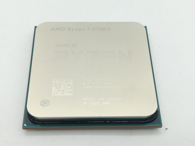 中古】AMD Ryzen 7 5700X (3.4GHz/TC:4.6GHz) bulk AM4/8C/16T/L3 32MB/
