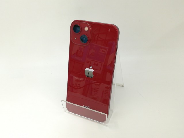 【中古】Apple docomo 【SIMフリー】 iPhone 13 128GB (PRODUCT)RED MLNF3J/A【三宮センター】保証期間１ヶ月【ランクB】