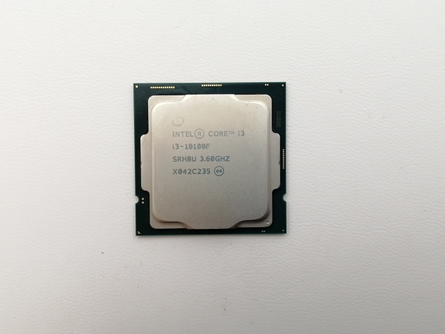 【中古】Intel Core i3-10100F (3.6GHz/TB:4.3GHz) BOX LGA1200/4C/8T/L3 7M/TDP65W【三宮センター】保証期間１週間