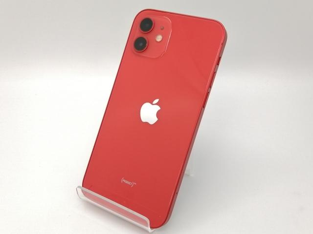 【中古】Apple docomo 【SIMロック解除済み】 iPhone 12 128GB (PRODUCT)RED MGHW3J/A【三宮センター】保証期間１ヶ月【ランクC】