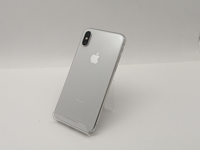 docomo 【SIMロックなし】MQC22J/A iPhone X 256GB シルバー docomo