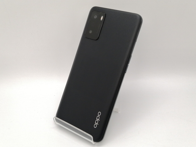 【中古】Oppo SoftBank 【SIMフリー】 OPPO A55s 5G ブラック 4GB 64GB A102OP【三宮センター】保証期間１ヶ月【ランクB】