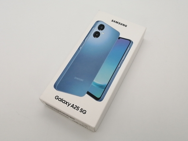 【未使用】SAMSUNG docomo 【SIMフリー】 Galaxy A25 5G ブルー 4GB 64GB SC-53F【三宮センター】保証期間3ヶ月