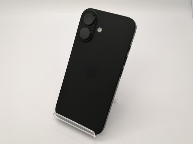 中古】Apple 国内版 【SIMフリー】 iPhone 16 128GB ブラック MYDQ3J/A