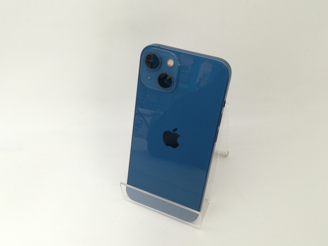 【中古】Apple docomo 【SIMフリー】 iPhone 13 128GB ブルー MLNG3J/A【三宮センター】保証期間１ヶ月【ランクB】