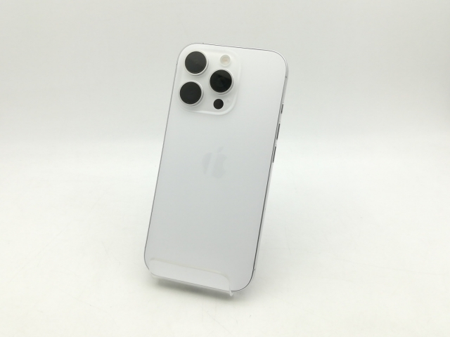 【中古】Apple 国内版 【SIMフリー】 iPhone 16 Pro 128GB ホワイトチタニウム MYMW3J/A【神戸】保証期間１ヶ月【ランクA】