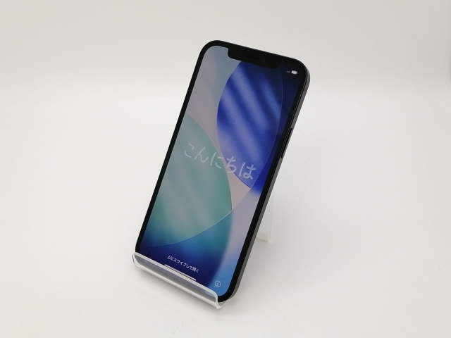 【中古】Apple 楽天モバイル 【SIMフリー】 iPhone 12 64GB ブラック MGHN3J/A【三宮センター】保証期間１ヶ月【ランクB】_1