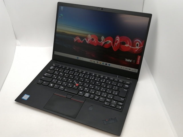 【中古】Lenovo ThinkPad X1 Carbon Gen 6 20KHCTO1WW ブラック【i5-8250U 8G 256G(SSD) 1GbE WiFi 14LCD(1920x1080)】【三宮センター】保証期間１ヶ月【ランクB】