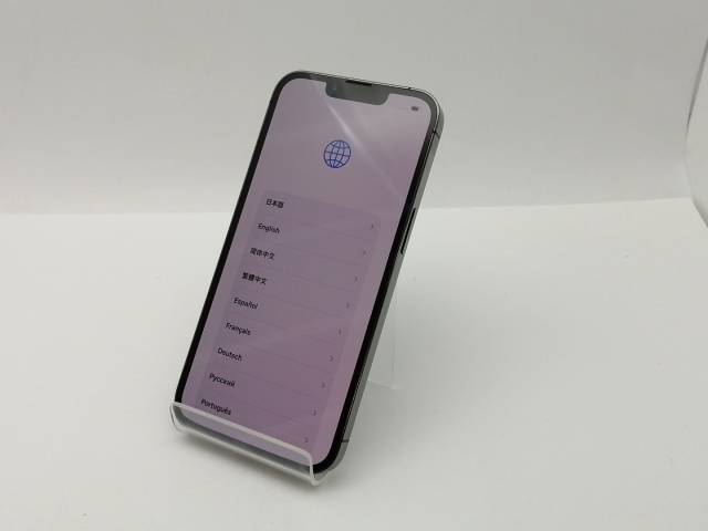 【中古】Apple 国内版 【SIMフリー】 iPhone 13 Pro 256GB グラファイト MLUN3J/A【三宮センター】保証期間１ヶ月【ランクB】