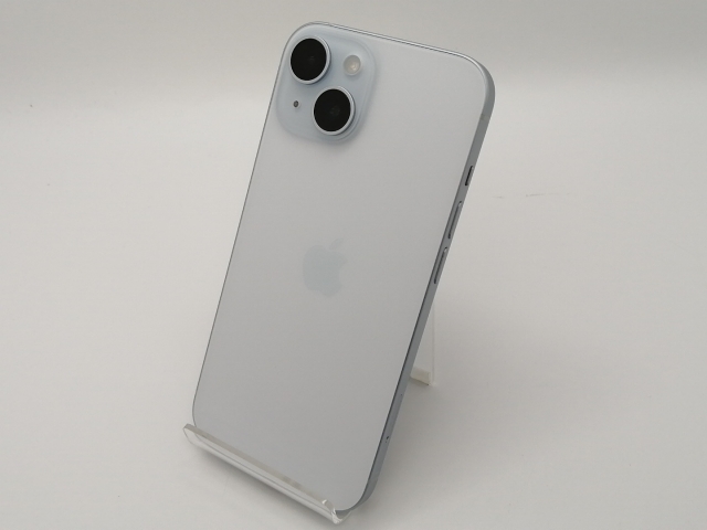 【中古】Apple SoftBank 【SIMフリー】 iPhone 15 128GB ブルー MTML3J/A【三宮センター】保証期間１週間【ランクC】 46,188円