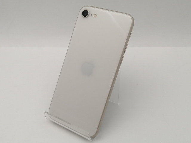 【中古】Apple ymobile 【SIMフリー】 iPhone SE（第3世代） 64GB スターライト MMYD3J/A【三宮センター】保証期間１ヶ月【ランクB】