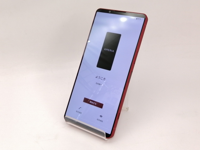 中古】SONY 国内版 【SIMフリー】 Xperia 1 VI スカーレット 12GB