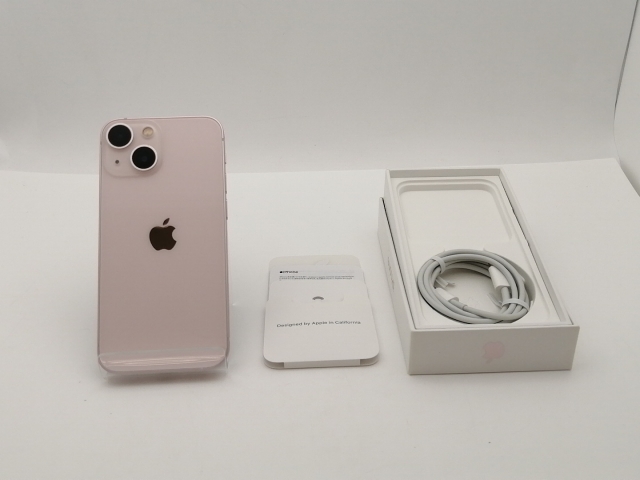 【中古】Apple docomo 【SIMフリー】 iPhone 13 mini 128GB ピンク MLJF3J/A【三宮センター】保証期間１週間【ランクC】_7