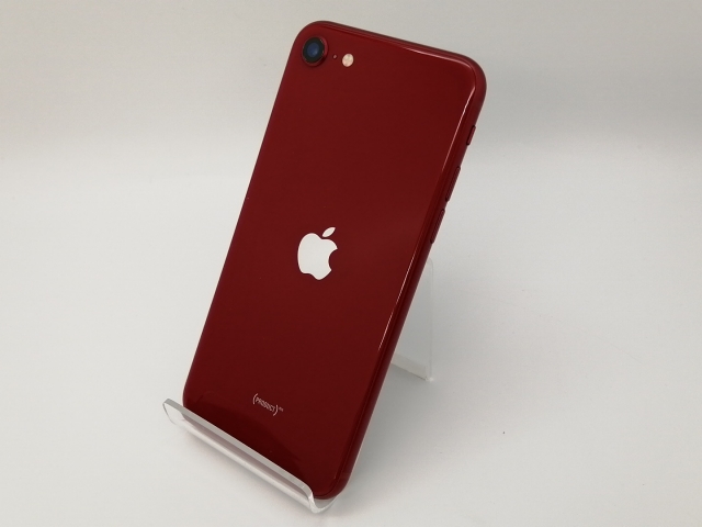 【中古】Apple 楽天モバイル 【SIMフリー】 iPhone SE（第3世代） 128GB (PRODUCT)RED MMYH3J/A【三宮センター】保証期間１ヶ月【ランクB】