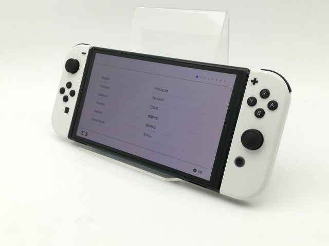 【中古】Nintendo Switch 本体 (有機ELモデル) HEG-S-KAAAA ホワイト【三宮センター】保証期間１ヶ月【ランクA】