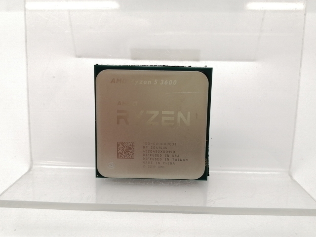 【中古】AMD Ryzen 5 3600 (3.6GHz/TC:4.2GHz) bulk AM4/6C/12T/L3 32MB/TDP 65W【三宮センター】保証期間１週間 9,605円