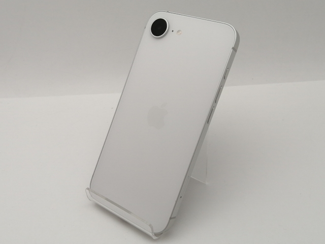 【中古】Apple 国内版 【SIMフリー】 iPhone 16e 128GB ホワイト MD1R4J/A【三宮センター】保証期間１ヶ月【ランクA】