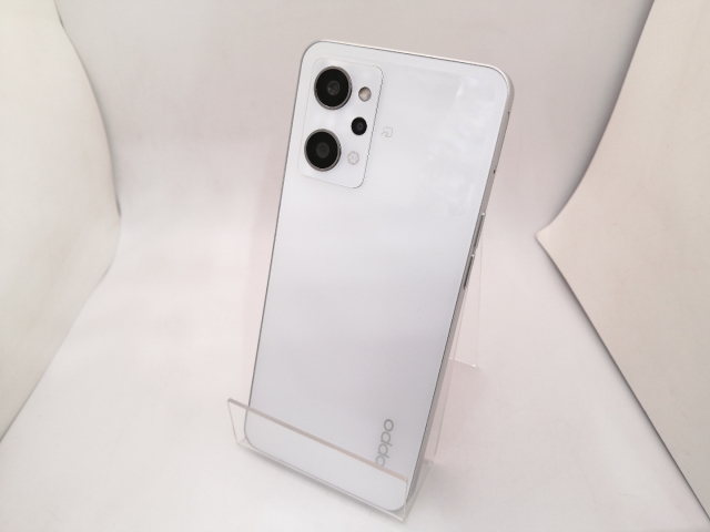 【中古】Oppo ymobile 【SIMフリー】 OPPO Reno9 A ムーンホワイト 8GB 128GB A301OP【三宮駅前】保証期間１ヶ月【ランクA】