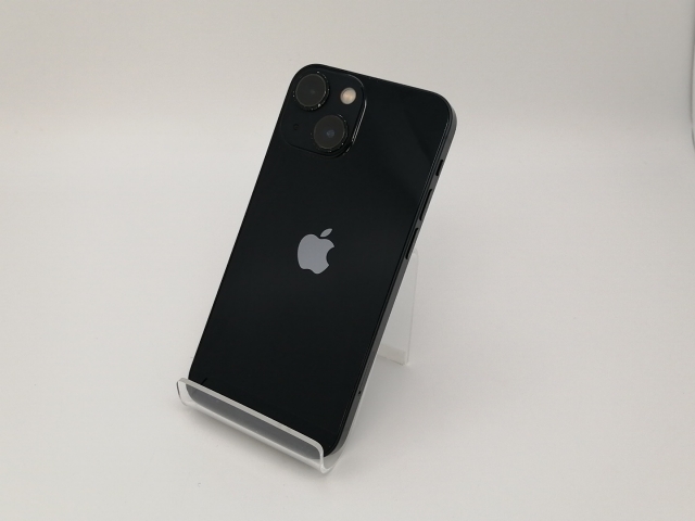 【中古】Apple au 【SIMフリー】 iPhone 13 mini 128GB ミッドナイト MLJC3J/A【三宮センター】保証期間１週間【ランクC】