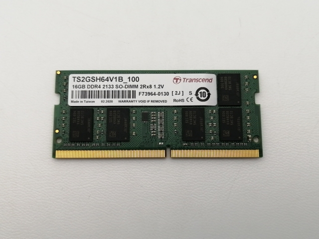 【中古】260PIN 16GB DDR4-2133(PC4-17000) SODIMM 【ノートPC用】【三宮センター】保証期間１週間