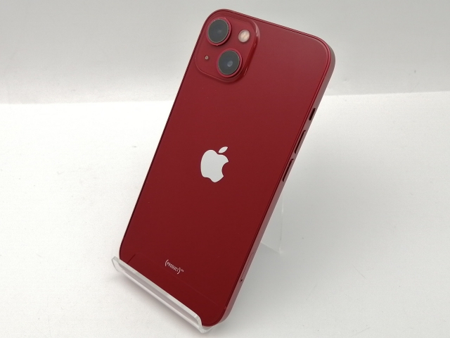 【中古】Apple au 【SIMフリー】 iPhone 13 256GB (PRODUCT)RED MLNL3J/A【三宮センター】保証期間１週間【ランクC】