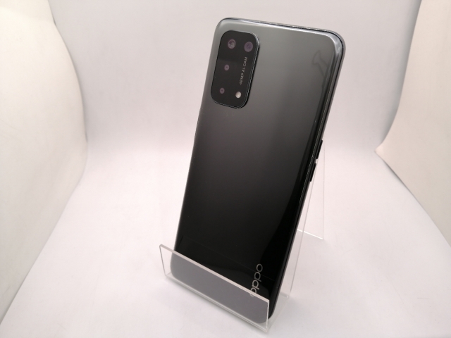【中古】Oppo au 【SIMロック解除済み】 OPPO A54 5G シルバーブラック 4GB 64GB OPG02【三宮駅前】保証期間１ヶ月【ランクC】