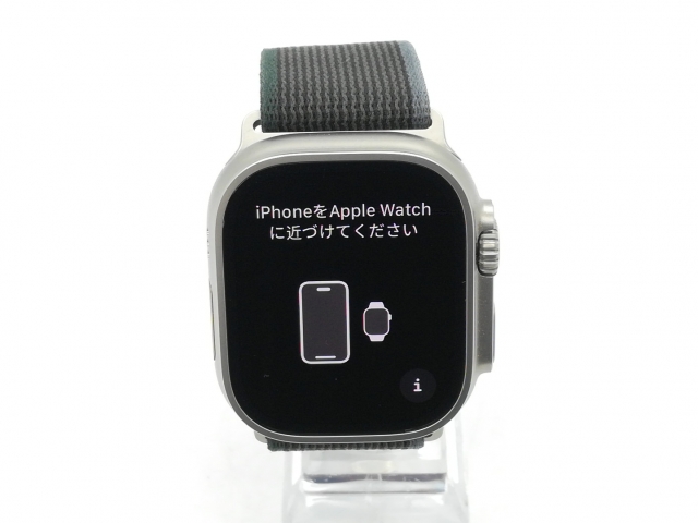 【中古】Apple Apple Watch Ultra2 49mm Cellular チタニウムケース/ブルー/ブラックトレイルループ(M/L) MRF63J/A【DS秋葉】保証期間１ヶ月【ランクB】