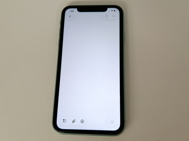 【中古】Apple SoftBank 【SIMロック解除済み】 iPhone 11 128GB グリーン MWM62J/A【三宮センター】保証期間１ヶ月【ランクC】_7