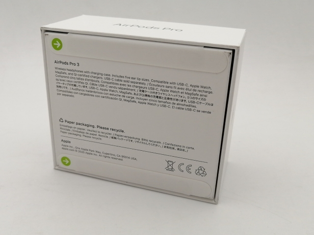 未使用】Apple AirPods Pro 3 MFHP4J/A【神保町】保証期間1ヶ月