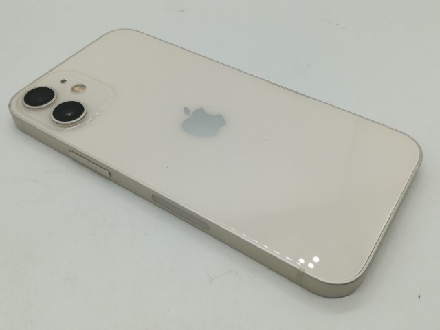 【中古】Apple 国内版 【SIMフリー】 iPhone 12 mini 128GB ホワイト MGDM3J/A【神保町】保証期間１ヶ月【ランクB】