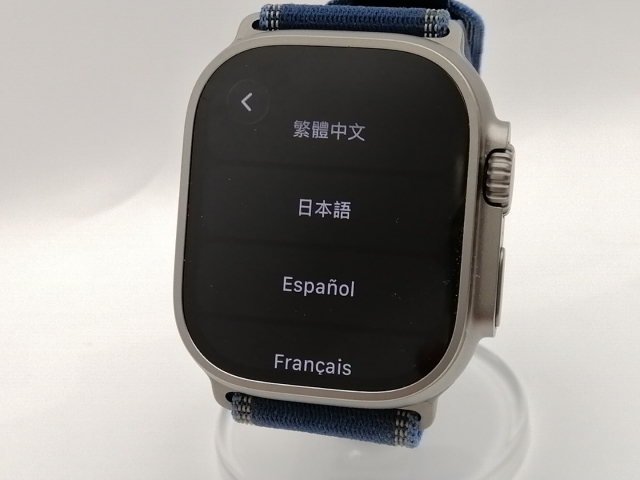 【中古】Apple Apple Watch Ultra3 49mm Cellular ナチュラルチタニウムケース/ブライトブルートレイルループ (M/L) MEWU4J/A【神保町】保証期間１ヶ月【ランクA】_3