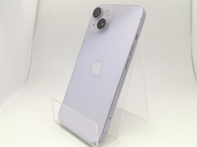 【中古】Apple 楽天モバイル 【SIMフリー】 iPhone 14 128GB パープル MPUY3J/A【神保町】保証期間１ヶ月【ランクA】