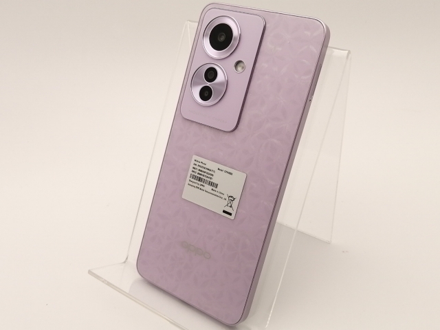 OPPO Reno11 A CPH2603 コーラルパープル SIMフリー】OPPO Reno11 A コーラルパープル「CPH2603PL」MediaTek
