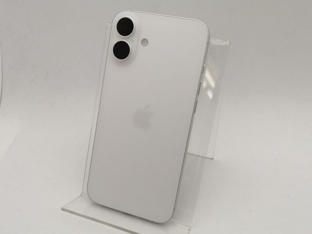 【中古】Apple 国内版 【SIMフリー】 iPhone 16 Plus 128GB ホワイト MXVC3J/A【神保町】保証期間１ヶ月【ランクA】