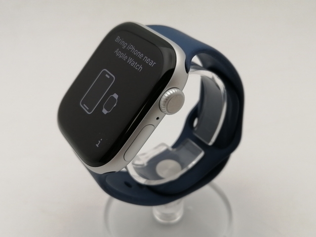 【中古】Apple Apple Watch Series10 42mm GPS シルバーアルミニウムケース/デニムスポーツバンド (S/M) MWWA3J/A【神保町】保証期間１ヶ月【ランクB】_1
